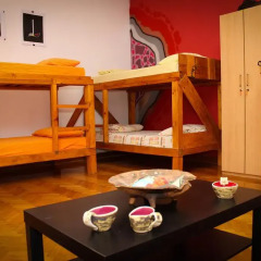 Hostel 4 Rooms Кровать в общем номере с двухъярусной кроватью фото 6