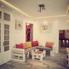 Chaplin Hostel Belgrade Кровать в общем номере с двухъярусной кроватью фото 5