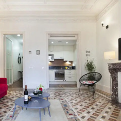 Отель Tendency Apartments 6 Испания, Барселона - отзывы, цены и фото номеров - забронировать отель Tendency Apartments 6 онлайн комната для гостей фото 4