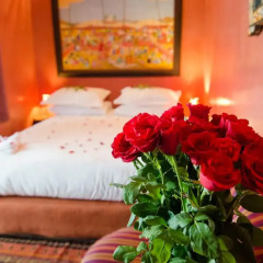 Отель Riad Dar Alhambra Марокко, Марракеш - отзывы, цены и фото номеров - забронировать отель Riad Dar Alhambra онлайн комната для гостей фото 5