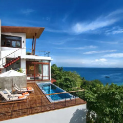 Отель Villas Del Sol Koh Tao Таиланд, Шарк-Бей - отзывы, цены и фото номеров - забронировать отель Villas Del Sol Koh Tao онлайн пляж фото 2