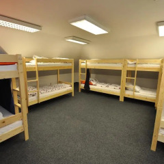 John Galt Hostel Brno Кровать в общем номере фото 7