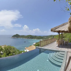 Отель Cape Shark Pool Villas 4* Семейная студия с двуспальной кроватью фото 6