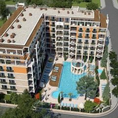 Отель Harmony Palace Apartcomplex Болгария, Солнечный берег - отзывы, цены и фото номеров - забронировать отель Harmony Palace Apartcomplex онлайн вид на фасад фото 3