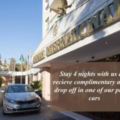 Отель Amman International парковка