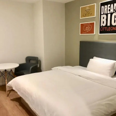 Отель Hanting Hotel Beijing Water Cube Китай, Пекин - отзывы, цены и фото номеров - забронировать отель Hanting Hotel Beijing Water Cube онлайн комната для гостей фото 5