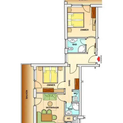 Hotel Garni Fiegl Apart 3* Стандартный номер фото 14