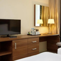 Гостиница Hilton Garden Inn Moscow Новая Рига 4* Стандартный номер с 2 отдельными кроватями фото 4