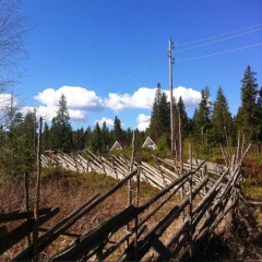 Гостиница Holiday home Vepsskiy Hytor Коттедж с разными типами кроватей фото 19