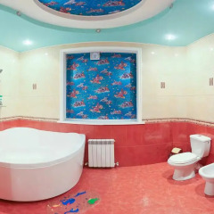 Гостиница Вита Стандартный семейный номер с двуспальной кроватью фото 9
