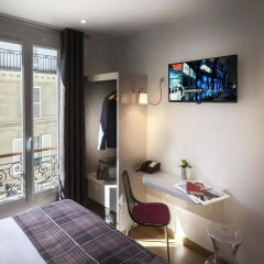 Отель Hôtel Le Mireille 3* Стандартный номер с различными типами кроватей фото 7