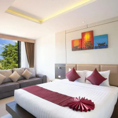 Отель Paripas Patong Resort 4* Стандартный семейный номер с разными типами кроватей фото 10