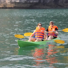 Отель Halong Fantasea Cruise 3* Улучшенный номер с различными типами кроватей фото 6