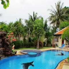 Отель Relaxing Palm Pool Villa 3* Вилла Делюкс с различными типами кроватей фото 10