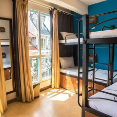 Отель Vietnam Backpacker Hostels Downtown Кровать в общем номере фото 9