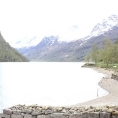 Отель Oldevatn Camping пляж