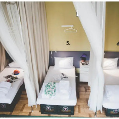 Hostel Jamaika Кровать в общем номере с двухъярусной кроватью фото 6