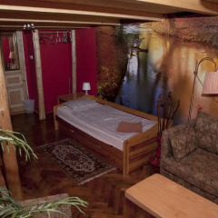 Artharmony Pension & Hostel Номер с общей ванной комнатой с различными типами кроватей (общая ванная комната) фото 12