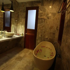 Отель Hoi An River Palm Villas 3* Улучшенная вилла с различными типами кроватей фото 5