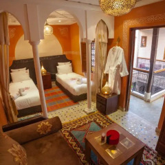 Отель Dar Ikalimo Marrakech 3* Улучшенный номер с различными типами кроватей фото 5