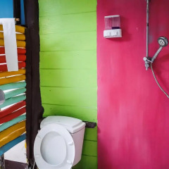 Leaf House Bungalow - Hostel Бунгало с различными типами кроватей фото 4
