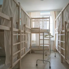 Green Hostel Кровать в общем номере с двухъярусной кроватью фото 11