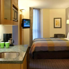 Отель Club Quarters World Trade Center 4* Улучшенный номер с различными типами кроватей фото 2