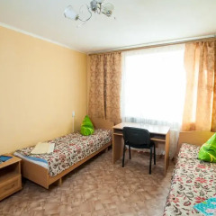 Гостиница Октябрьская Номер Эконом с 2 отдельными кроватями фото 4