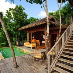 Отель Six Senses Yao Noi Вилла с различными типами кроватей фото 13