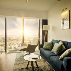 Отель Apartamenty Sky Tower Улучшенные апартаменты с различными типами кроватей фото 5