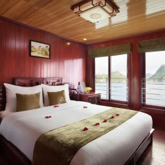 Отель Halong Royal Palace Cruise 3* Стандартный номер с различными типами кроватей фото 4
