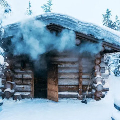 Отель Kakslauttanen Arctic Resort - Igloos and Chalets бассейн фото 2