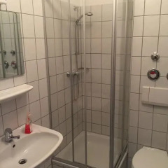 Отель Messe - Ferienwohnung Kuthsweg ванная фото 2