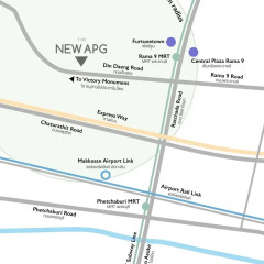 Апартаменты New Apg Apartments Бангкок городской автобус