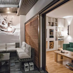Отель Hidesign Luxury Tube Apt in Kolonaki комната для гостей фото 2