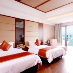 Grand Metropark Bay Hotel Sanya 4* Улучшенный номер с различными типами кроватей фото 2
