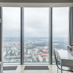 Апартаменты 40th+ Floor Luxury Apartments in Sky Tower Люкс с различными типами кроватей фото 12