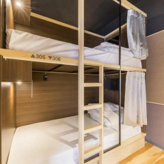 EAST57 ASAKUSABASHI - Hostel Кровать в общем номере с двухъярусной кроватью фото 6