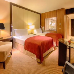 Отель InterContinental Düsseldorf 5* Улучшенный номер с различными типами кроватей фото 3