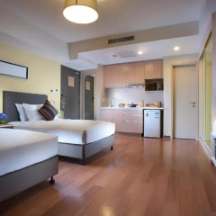 Отель Citadines Xingqing Palace Xi'an 4* Улучшенные апартаменты с различными типами кроватей фото 10