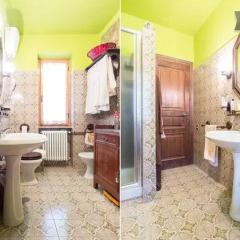 Отель Villa Le Casaline Сполето ванная