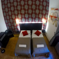 Palladini Hostel Rome Номер с общей ванной комнатой с различными типами кроватей (общая ванная комната) фото 4