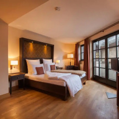 Hotel Schloss Waldeck 4* Номер Комфорт разные типы кроватей фото 5