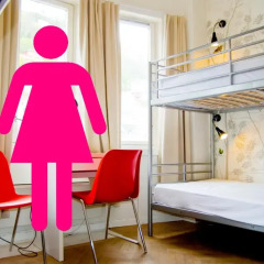 Отель Marken Guesthouse Кровать в женском общем номере фото 4