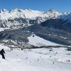 Отель Ferienwohnung St. Moritz Швейцария, Санкт-Мориц - отзывы, цены и фото номеров - забронировать отель Ferienwohnung St. Moritz онлайн спортивное сооружение