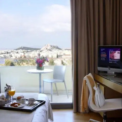 Отель Hilton Athens 5* Номер категории Премиум с различными типами кроватей фото 7