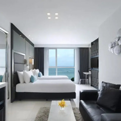Отель Amari Residences Pattaya 4* Улучшенный номер с различными типами кроватей фото 16