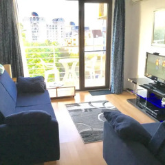 Апартаменты Sea View Apartment in New Line Village Свети Влас комната для гостей фото 2
