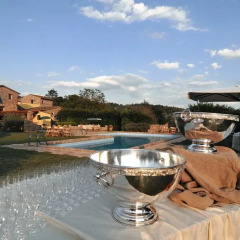 Отель Agriturismo Acquacalda Монтоне бассейн