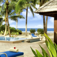 Отель The St Regis Bora Bora Resort 5* Вилла Reefside garden с различными типами кроватей фото 2